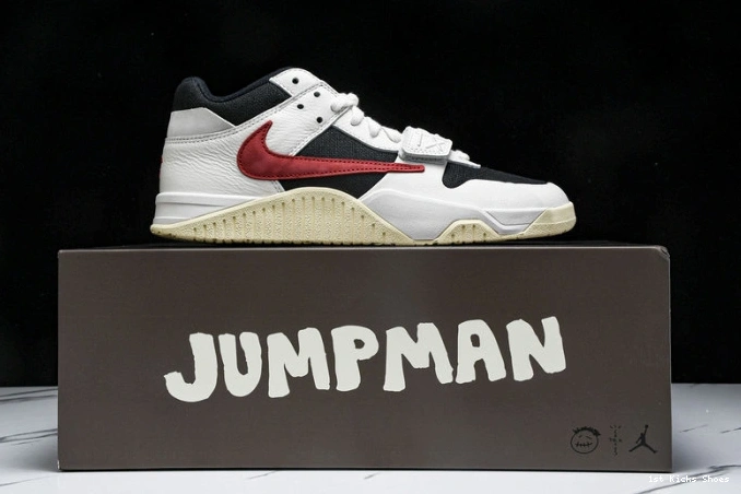 1st Kicks UrbanStyle Jordan Red Scott 734 x Jack FZ8117- TR Travis University Jumpman 1110